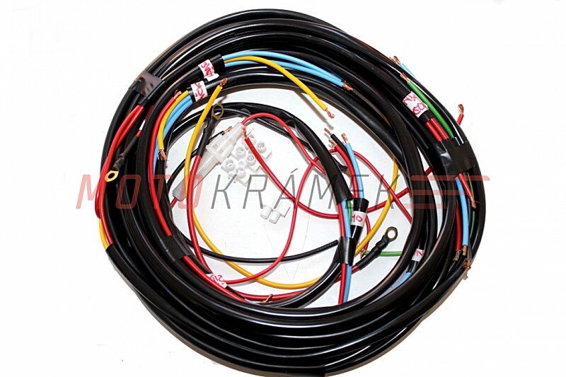 Elektroinštalácia ČZ 501 s ampérmetrom